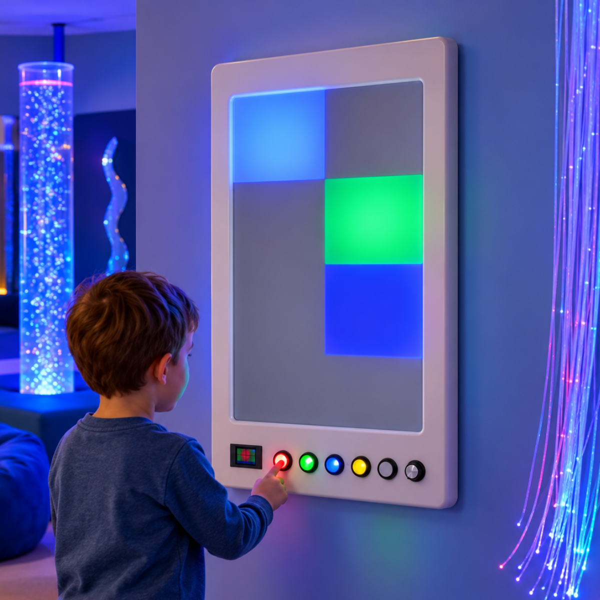 Interaktivní zvukový a světelný panel – 2 typy
